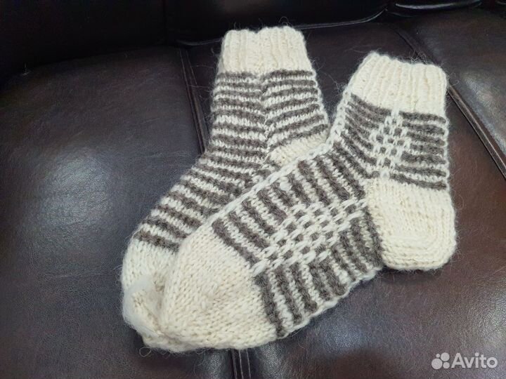 Носки шерстяные (овечья шерсть)