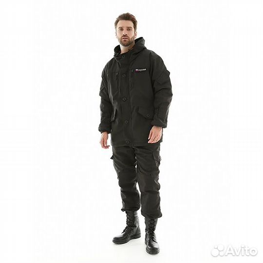 Костюм Горка-5, Рипстоп, демисезон черный
