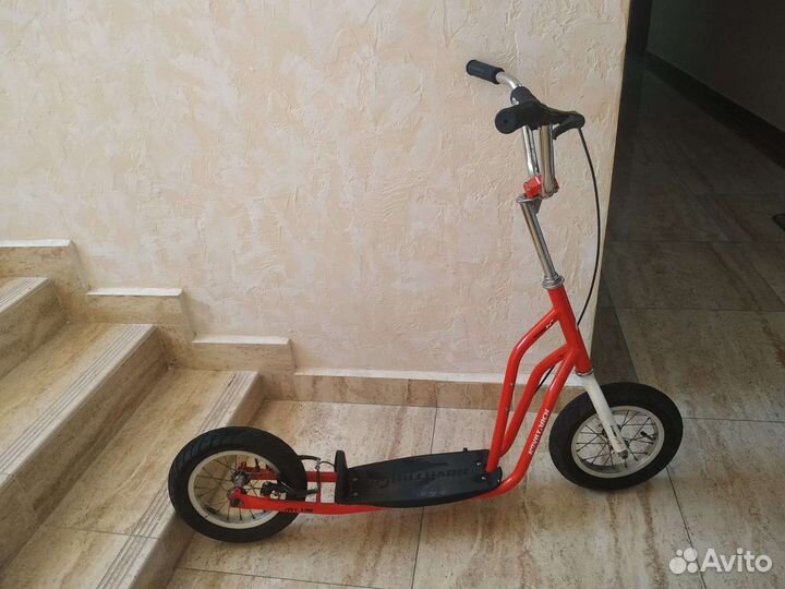 Самокат взрослый с большими колесами