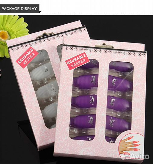 Зажим-клипса для снятия гель-лака