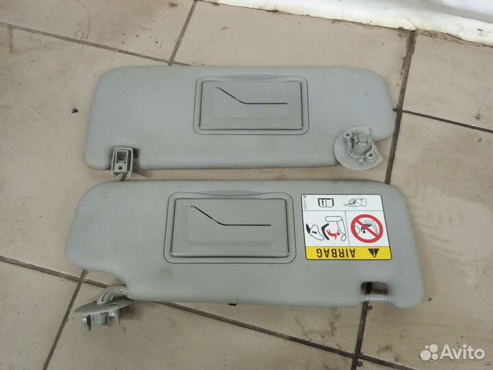 Солнцезащитные козырьки Шевроле Авео Т300