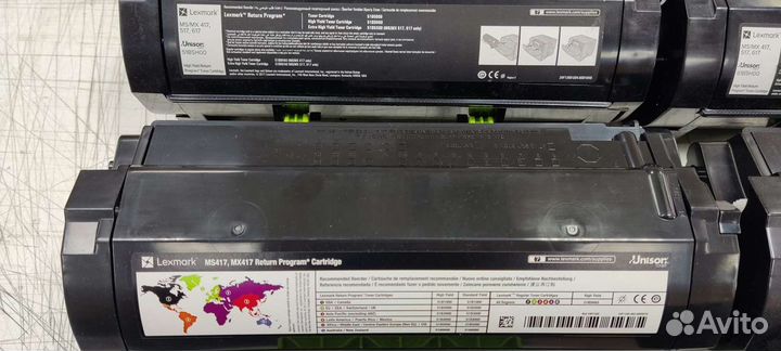 Однопроходные картриджи lexmark mx417, ms421