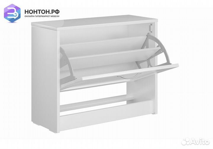 Тумба для обуви Сириус 1 ячейка белая