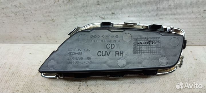 Накладка бампера задняя правая Kia Ceed 3 CD 2018