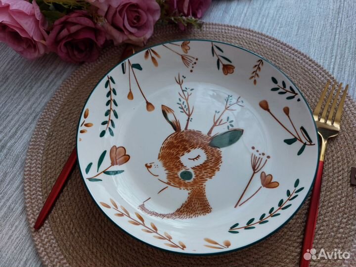 Салфетки из джута сервировочные