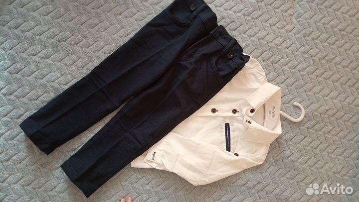 Рубашка и брюки на мальчика 86-92