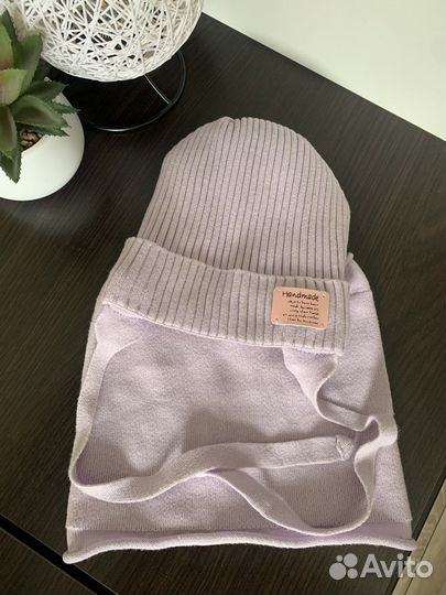 Шапка и снуд для девочки комплект