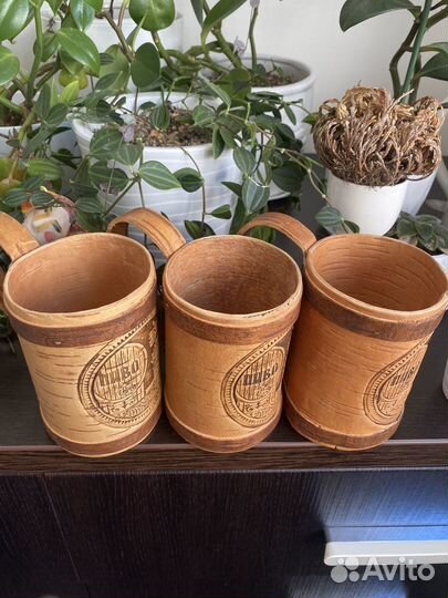 Пивная кружка из бересты