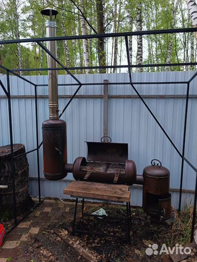 Мангал, гриль, Смокер 5 в 1