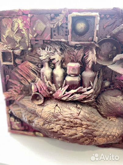 Картина рельефная