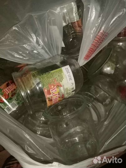 Стеклянные банки л 0.7л 0.9л