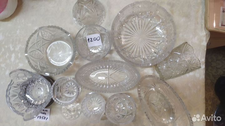 СССР хрустальная посуда разная