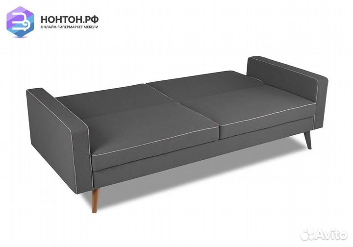 Диван книжка Берус тёмно-серый