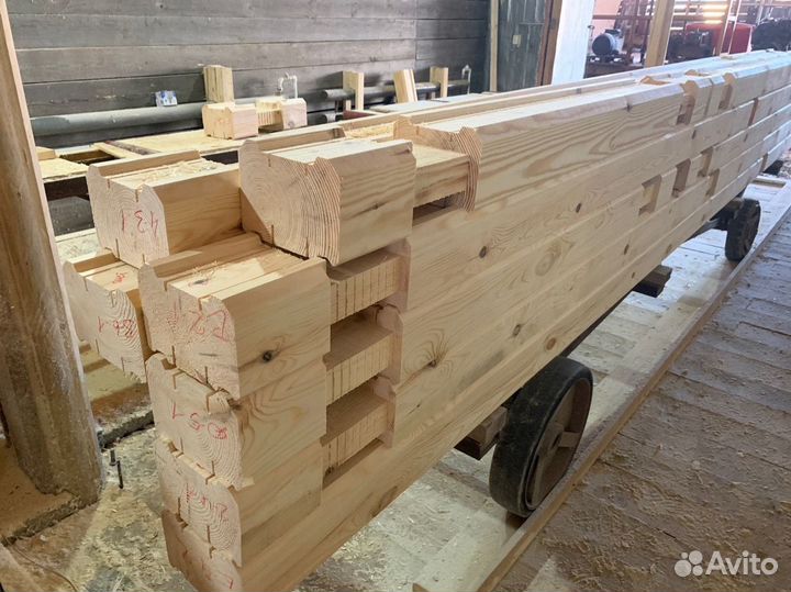 Профилированный брус камерной сушки