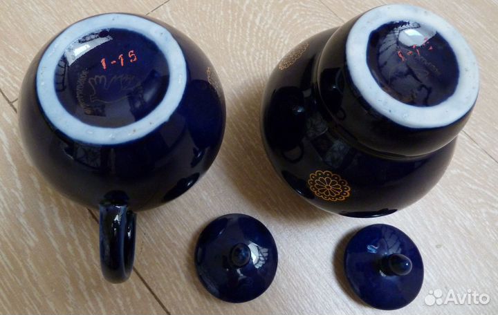 Чайница и заварочный чайник 1970-е годы