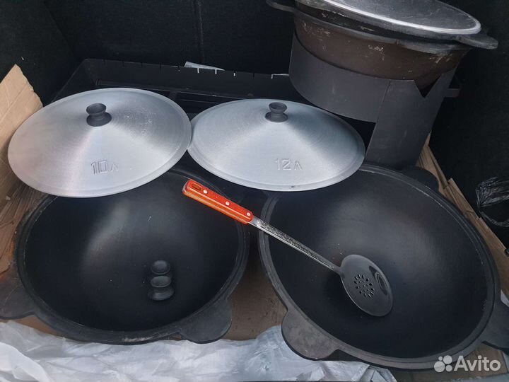 Казаны чугунный новый