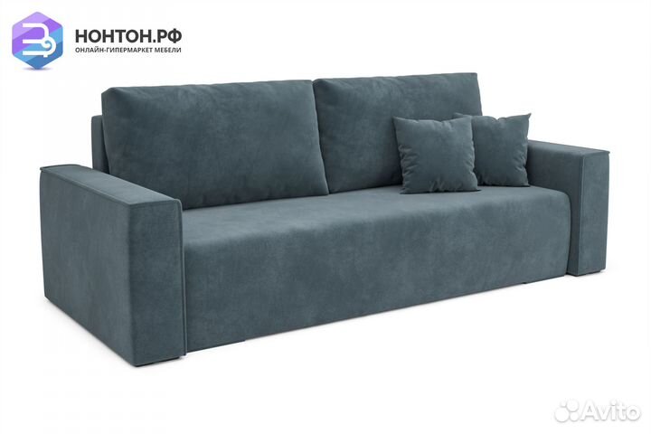 Диван еврокнижка Манхэттен серый