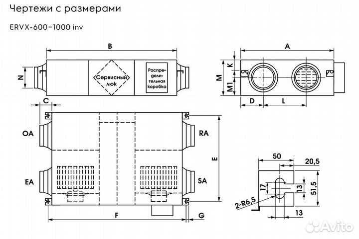Приточно-вытяжная установка Electrolux ervx 1000