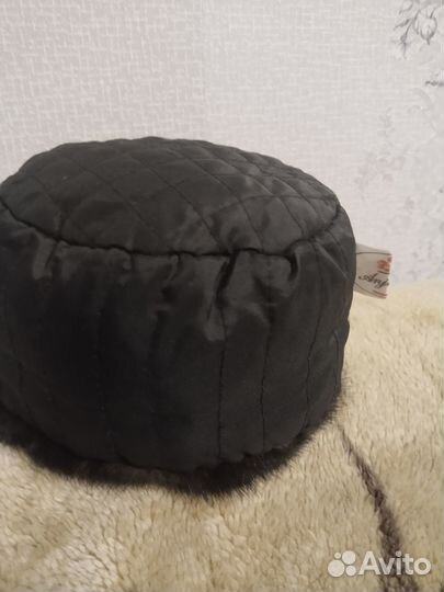 Шапка зимняя женская норковая 57 размер