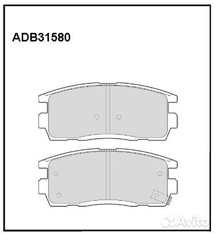 Тормозные колодки задние Chevrolet Captiva, Opel A