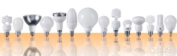 Лампочки известных брендов для магазина