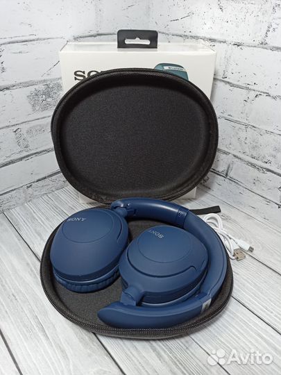 Беспроводные наушники Sony WH-XB910N Синие