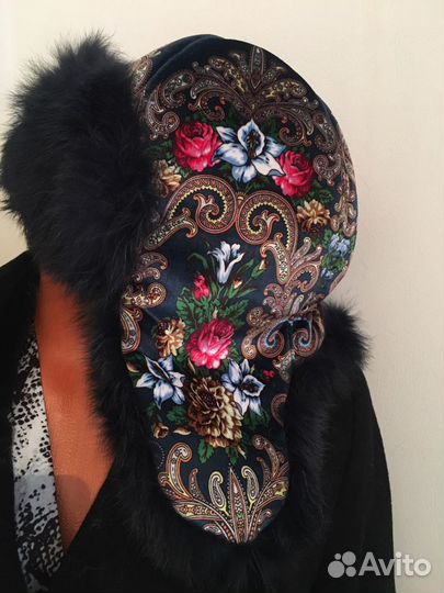 Шапка ушанка мех кролика