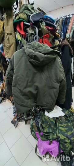 Костюм утепленный защитного цвета