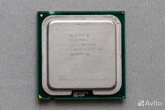 Процессор Intel Celeron D 360 lga775 3,46 ггц