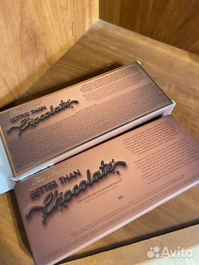 Too faced тени better than chocolate