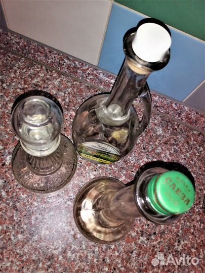 Бутылки, бутылочки, графин