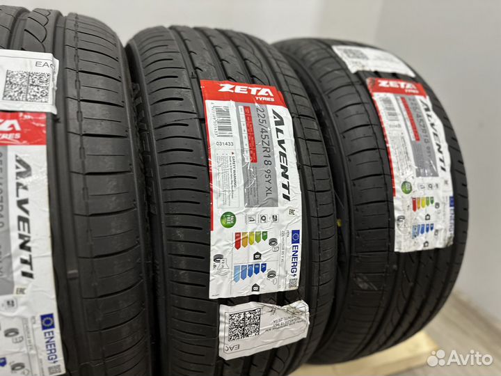 Zeta Alventi 22/45 R18 и 255/40 R18 95Y