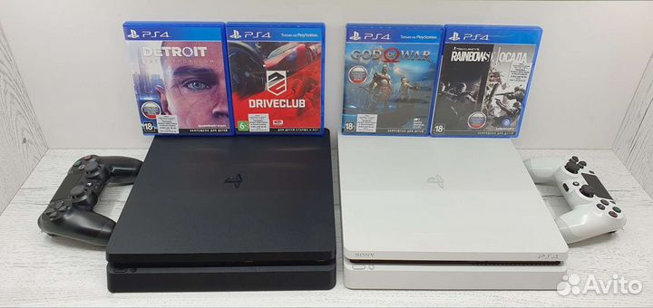 Sony PlayStation 4 Slim с играми