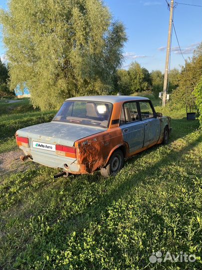 ВАЗ 2107 1.6 МТ, 1989, 100 000 км