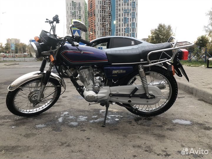 Мотоцикл хаоджин 125 патрон симпл