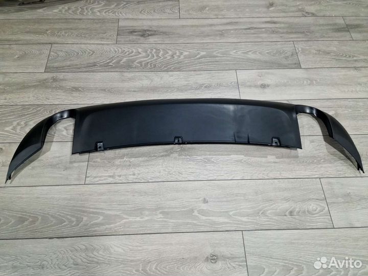 Накладка (Юбка) заднего бампера Audi A6 C6 Рестайл