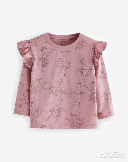 Топ с длинным рукавом для девочек Next