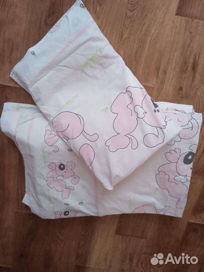 Бортики в детскую кроватку для девочки