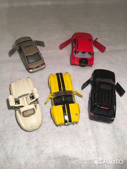 Модели машинок 1:32-43, kinsmart, wеlly и др