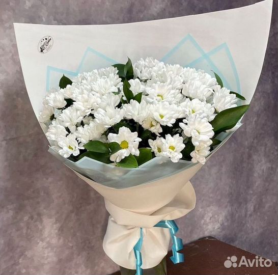 Букет цветов с Хризантемами