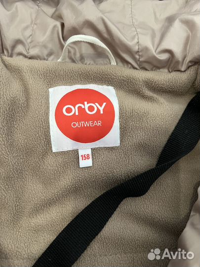 Пуховик зимний на девочку 158 размер б/у