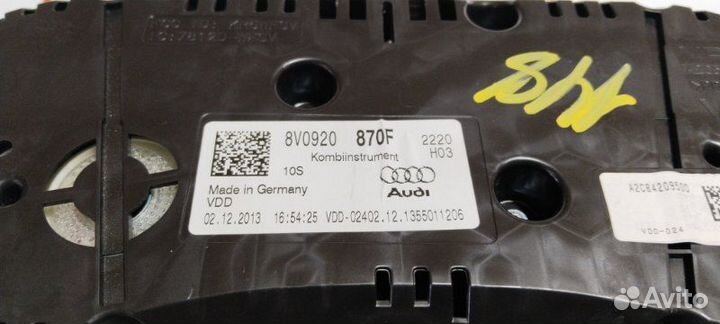 Щиток приборов Audi A3 8V CJS 1.8 2014