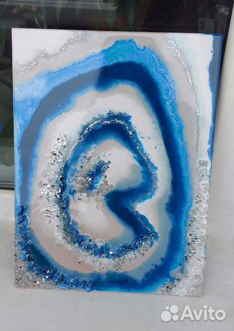 Картина из эпоксидной смолы 30х40см