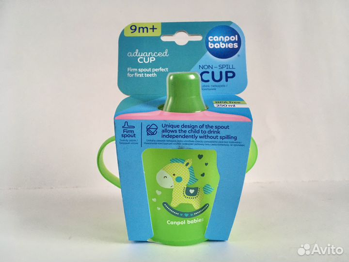 Новый Поильник непроливайка canpol babies с 9 мес