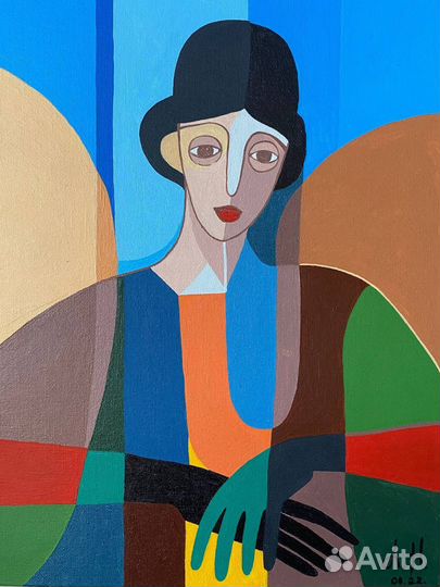 Картина акрилом на холсте