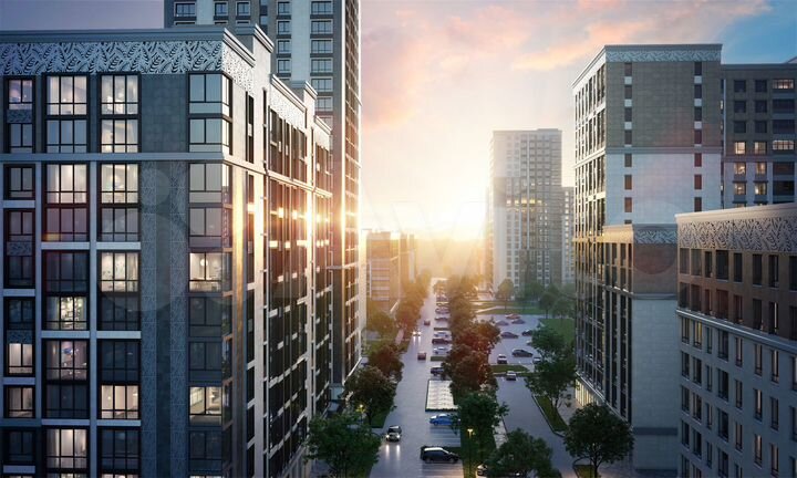 2-к. квартира, 70,4 м², 12/16 эт.