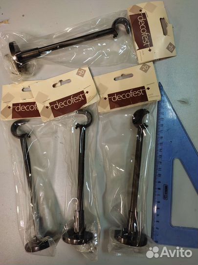 Держатель для карниза,черный