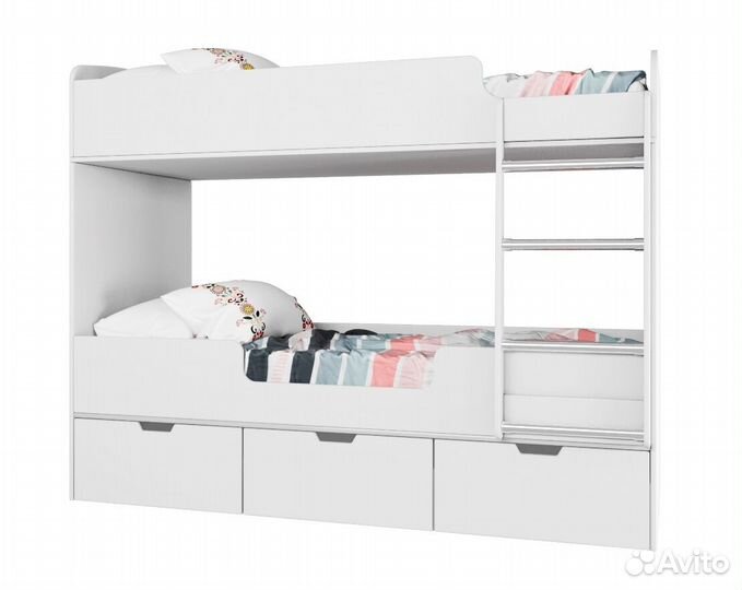 Двухъярусная кровать детская Двойняшка
