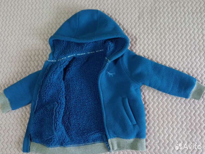 Флисовая толстовка 12-18 мес