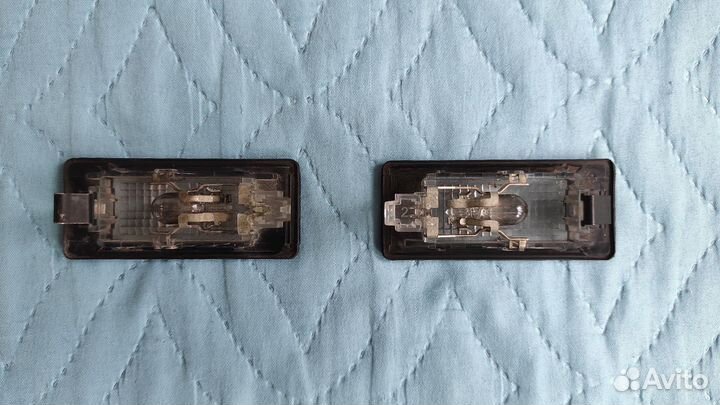 Фонарь освещения номерного знака skoda rapid